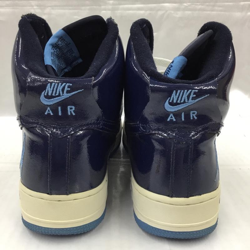 ナイキ NIKE スニーカー スニーカー 307722-441 SHEED AIR FORCE 1 28cm 28.0cm ロゴ、文字 紺 / ネイビー / X オフホワイト / オフホワイト / X 水色 / ライトブルー /  メンズ USED 古着 中古 10104509
