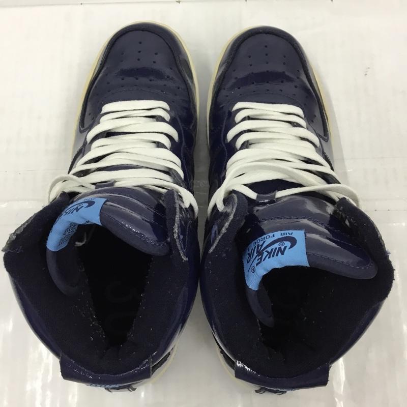 ナイキ NIKE スニーカー スニーカー 307722-441 SHEED AIR FORCE 1 28cm 28.0cm ロゴ、文字 紺 / ネイビー / X オフホワイト / オフホワイト / X 水色 / ライトブルー /  メンズ USED 古着 中古 10104509