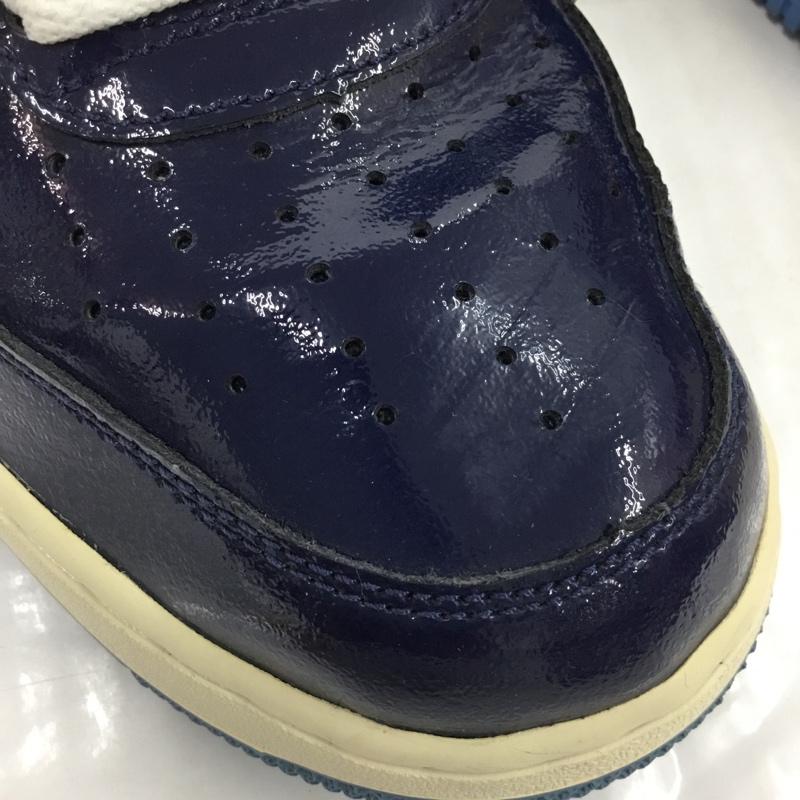 ナイキ NIKE スニーカー スニーカー 307722-441 SHEED AIR FORCE 1 28cm 28.0cm ロゴ、文字 紺 / ネイビー / X オフホワイト / オフホワイト / X 水色 / ライトブルー /  メンズ USED 古着 中古 10104509