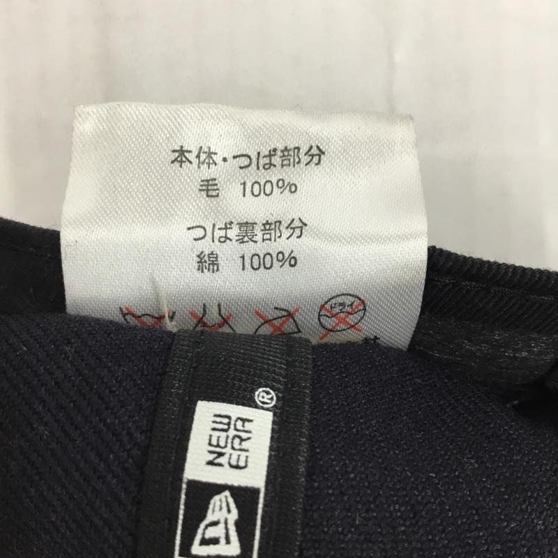ニューエラ NEW ERA 帽子 キャップ NY ニューヨーク ヤンキース 59.6cm ロゴ、文字 紺 / ネイビー / X 金 / ゴールド /  メンズ USED 古着 中古 10104513