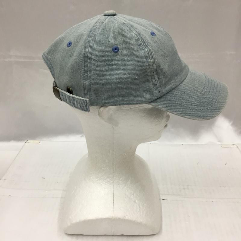 サブサエティ Subciety 帽子 キャップ 60024 デニム ロゴ、文字 水色 / ライトブルー /  メンズ USED 古着 中古 10104514