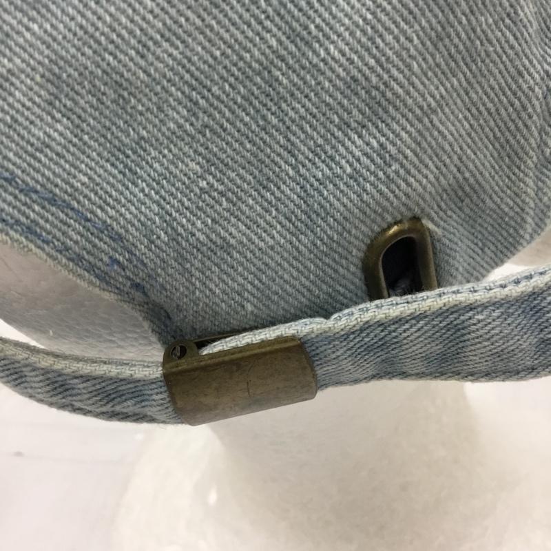 サブサエティ Subciety 帽子 キャップ 60024 デニム ロゴ、文字 水色 / ライトブルー /  メンズ USED 古着 中古 10104514