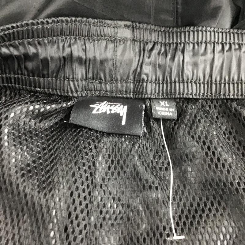 ステューシー STUSSY パンツ スラックス ナイロンパンツ XL プリント 黒 / ブラック /  メンズ USED 古着 中古 10104521