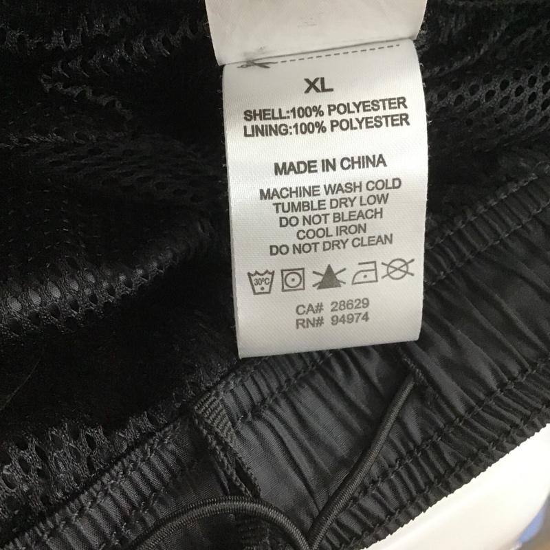 ステューシー STUSSY パンツ スラックス ナイロンパンツ XL プリント 黒 / ブラック /  メンズ USED 古着 中古 10104521