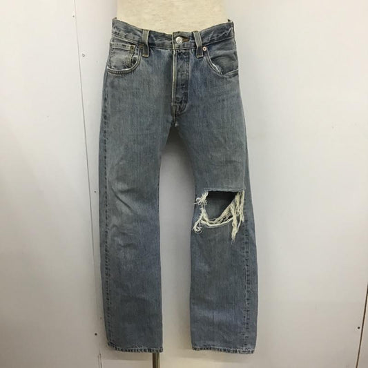リーバイス Levi's パンツ デニム、ジーンズ W32L32 32インチ 無地 水色 / ライトブルー /  メンズ USED 古着 中古 10104523
