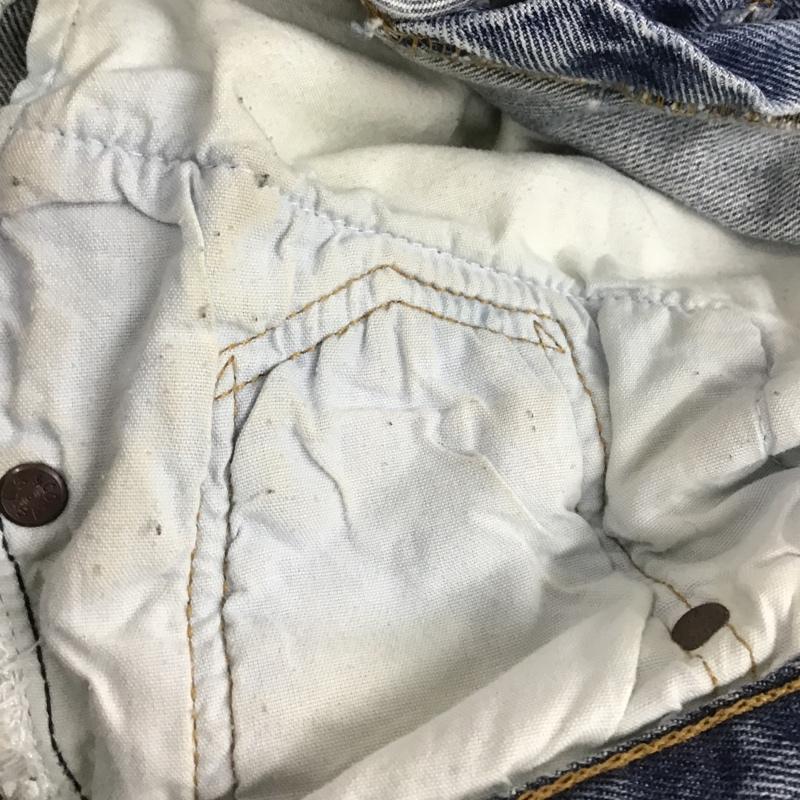 リーバイス Levi's パンツ デニム、ジーンズ W32L32 32インチ 無地 水色 / ライトブルー /  メンズ USED 古着 中古 10104523