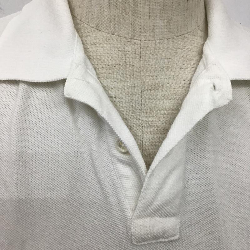 ポロバイラルフローレン Polo by RALPH LAUREN ポロシャツ 半袖 ポロベア L 無地 白 / ホワイト /  メンズ USED 古着 中古 10104524