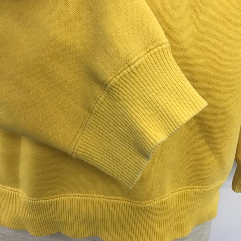 リーボック Reebok トレーナー 長袖 M ロゴ、文字 黄 / イエロー /  メンズ USED 古着 中古 10104527