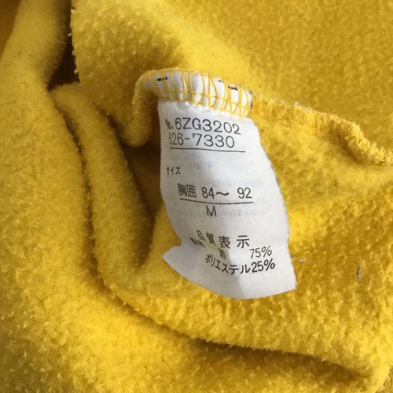 リーボック Reebok トレーナー 長袖 M ロゴ、文字 黄 / イエロー /  メンズ USED 古着 中古 10104527