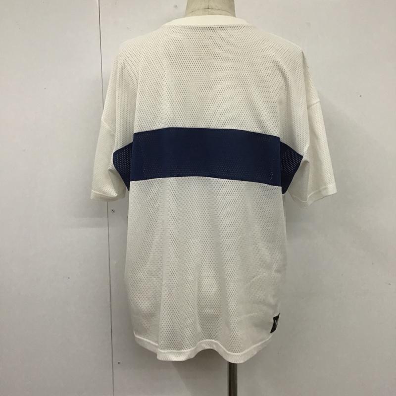 ルーカ RVCA Tシャツ 半袖 メッシュ L プリント X ロゴ、文字 白 / ホワイト /  メンズ USED 古着 中古 10104531