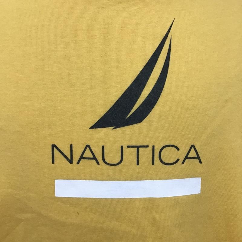 ノーティカ NAUTICA Tシャツ 半袖 XL プリント 黄 / イエロー /  メンズ USED 古着 中古 10104533