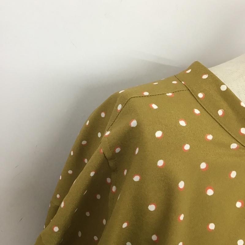 ルクールブラン le.coeur blanc ワンピース ロングスカート 38 総柄 マスタード / マスタード /  レディース USED 古着 中古 10104538