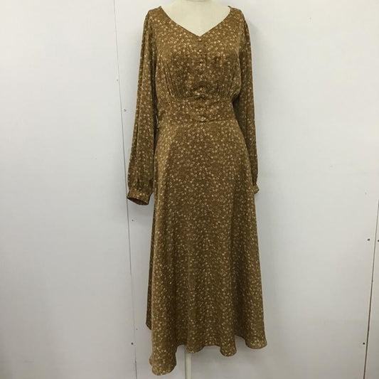 ダブルクローゼット w closet ワンピース ロングスカート 小花柄 FREE 花柄 マスタード / マスタード /  レディース USED 古着 中古 10104540