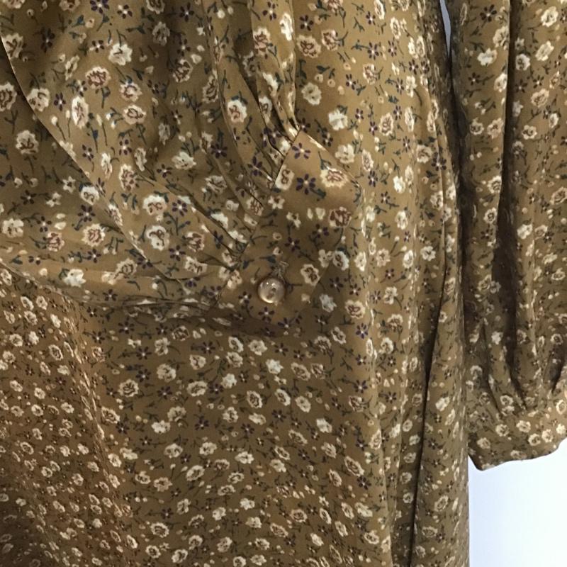 ダブルクローゼット w closet ワンピース ロングスカート 小花柄 FREE 花柄 マスタード / マスタード /  レディース USED 古着 中古 10104540