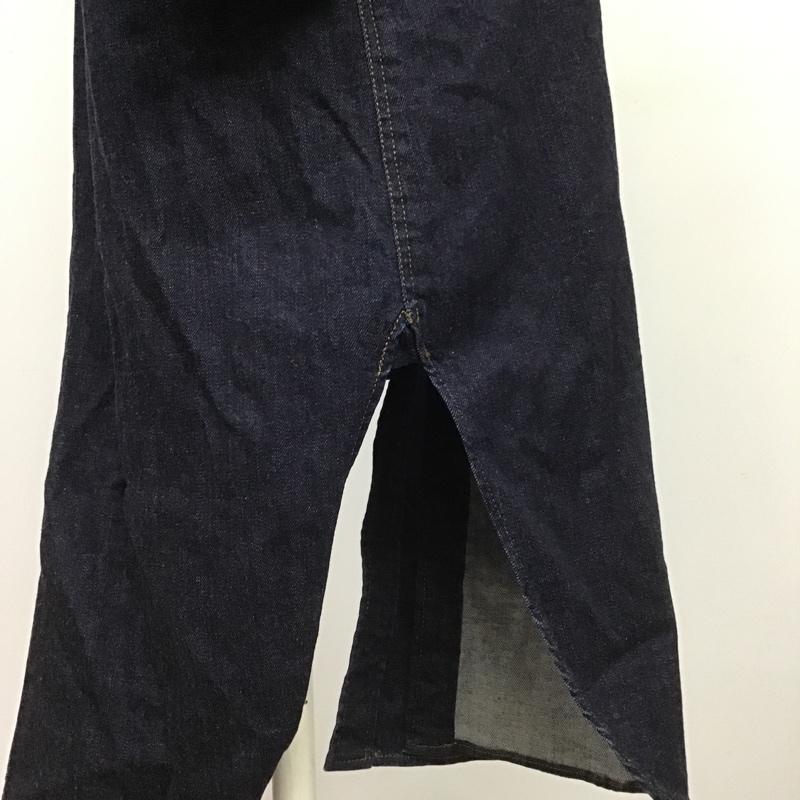 ロイスクレヨン LOISCRAYON ワンピース ロングスカート デニムワンピース M 無地 インディゴ / インディゴ /  レディース USED 古着 中古 10104543