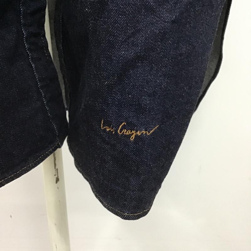 ロイスクレヨン LOISCRAYON ワンピース ロングスカート デニムワンピース M 無地 インディゴ / インディゴ /  レディース USED 古着 中古 10104543