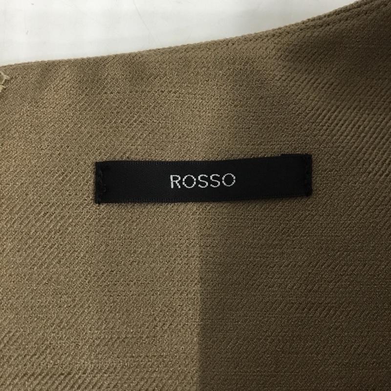 ロッソ ROSSO ワンピース ロングスカート 38 無地 茶 / ブラウン /  レディース USED 古着 中古 10104545
