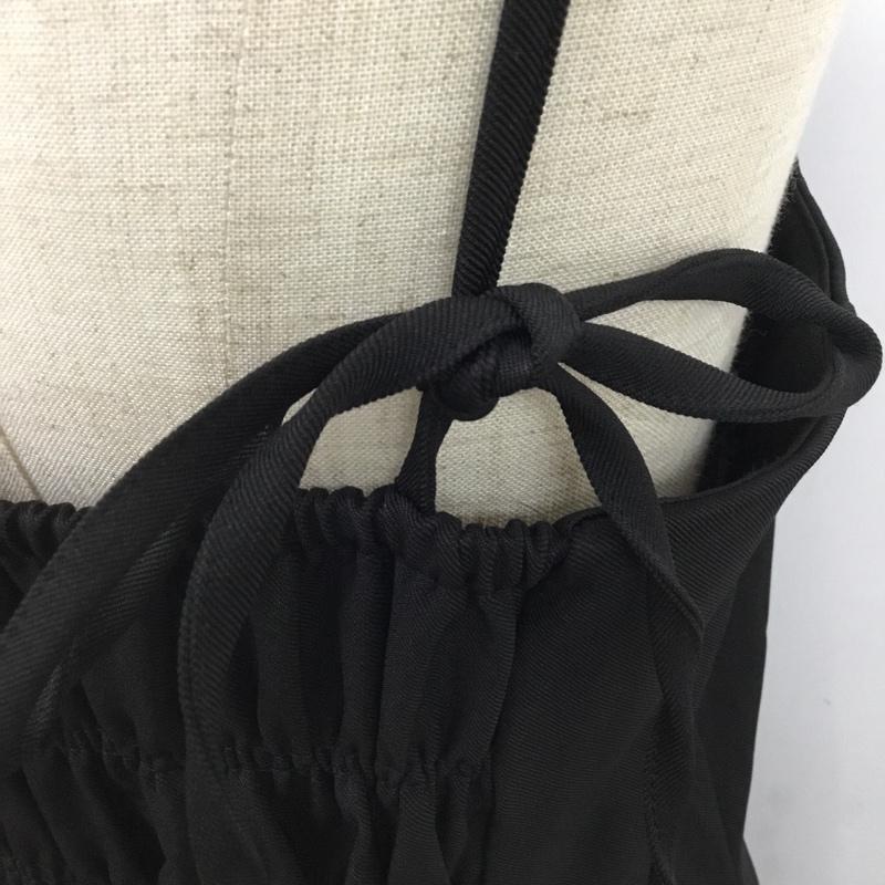 ナイスクラップ NICE CLAUP ワンピース ロングスカート FREE 無地 黒 / ブラック /  レディース USED 古着 中古 10104547