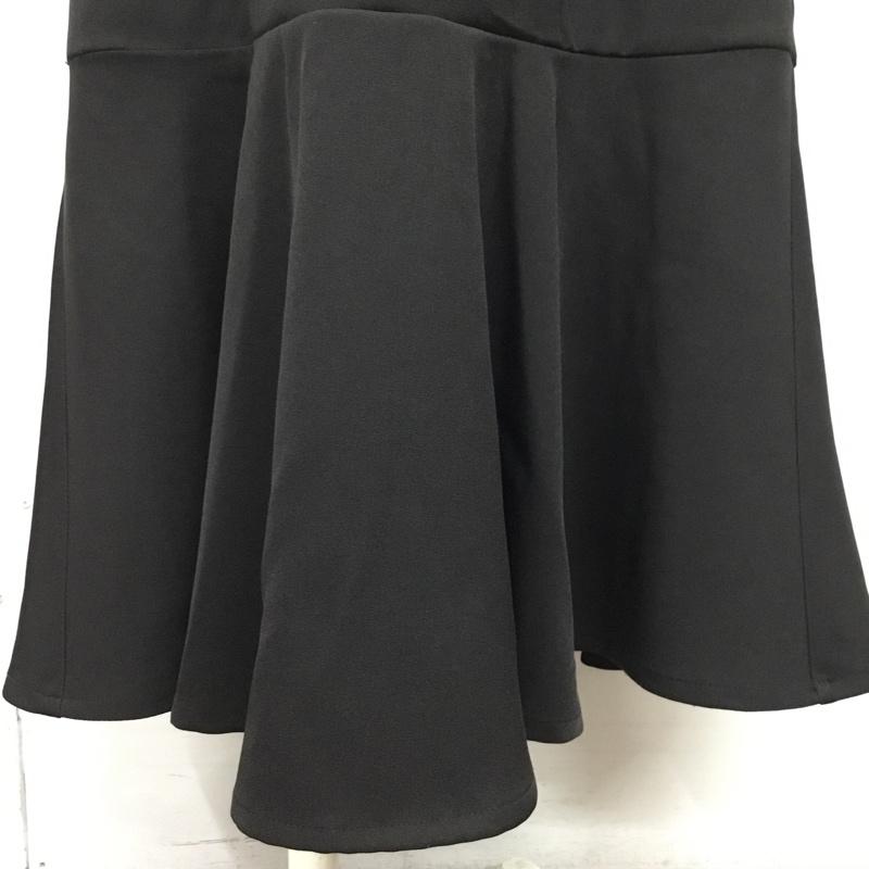 ナイスクラップ NICE CLAUP ワンピース ロングスカート FREE 無地 黒 / ブラック /  レディース USED 古着 中古 10104547