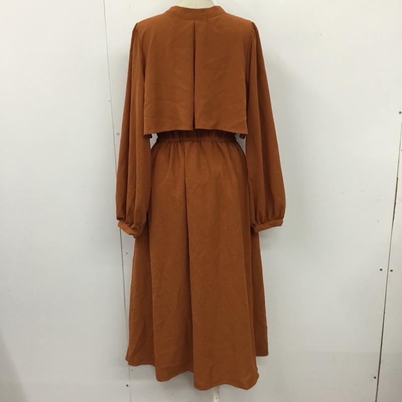 オリーブデオリーブ OLIVE des OLIVE ワンピース ロングスカート FREE 無地 茶 / ブラウン /  レディース USED 古着 中古 10104548