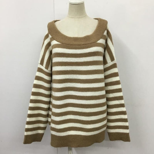 ジーナシス JEANASIS ニット、セーター 長袖 JS063060 ボーダー FREE ボーダー柄 マルチカラー / マルチカラー /  レディース USED 古着 中古 10104554