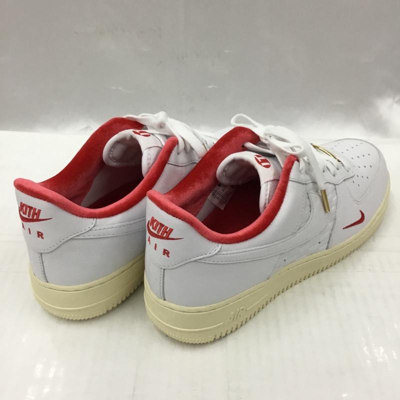 ナイキ NIKE スニーカー スニーカー CZ7926 100 AIR FORCE 1 LOW KITH 28.5cm 箱有 28.5cm ロゴ、文字 白 / ホワイト / X 赤 / レッド /  メンズ USED 古着 中古 10104563