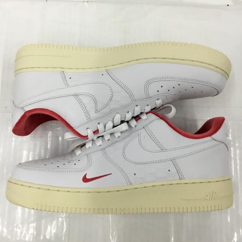 ナイキ NIKE スニーカー スニーカー CZ7926 100 AIR FORCE 1 LOW KITH 28.5cm 箱有 28.5cm ロゴ、文字 白 / ホワイト / X 赤 / レッド /  メンズ USED 古着 中古 10104563