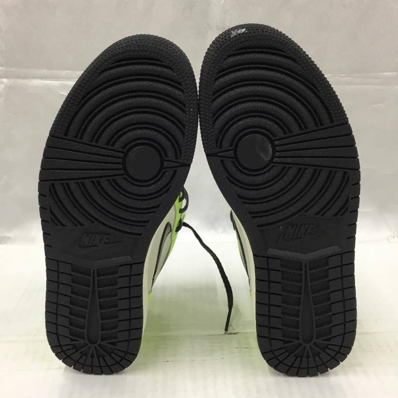 ナイキ NIKE スニーカー スニーカー 555088-702 AIR JORDAN 1 RETRO HIGH OG 26cm 箱有 26.0cm ロゴ、文字 黒 / ブラック / X 黄 / イエロー /  メンズ USED 古着 中古 10104565