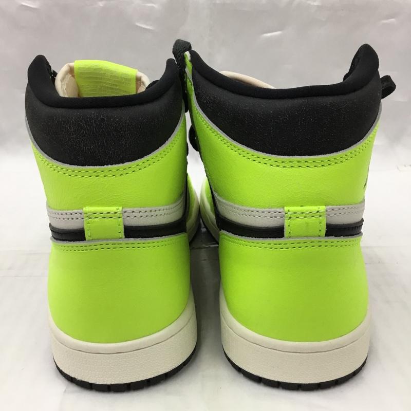ナイキ NIKE スニーカー スニーカー 555088-702 AIR JORDAN 1 RETRO HIGH OG 26cm 箱有 26.0cm ロゴ、文字 黒 / ブラック / X 黄 / イエロー /  メンズ USED 古着 中古 10104565