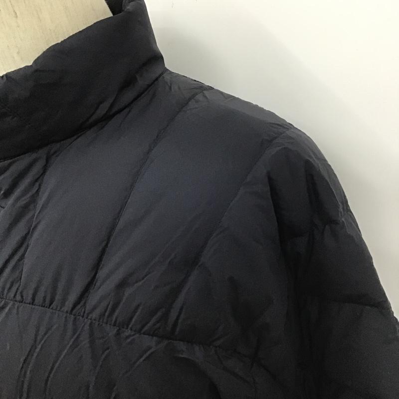 ユニクロ UNIQLO ジャケット、上着 ジャンパー、ブルゾン 311-430919 長袖ダウンジャケット アウター ジップアップジャケット L 無地 黒 / ブラック /  メンズ USED 古着 中古 10104575
