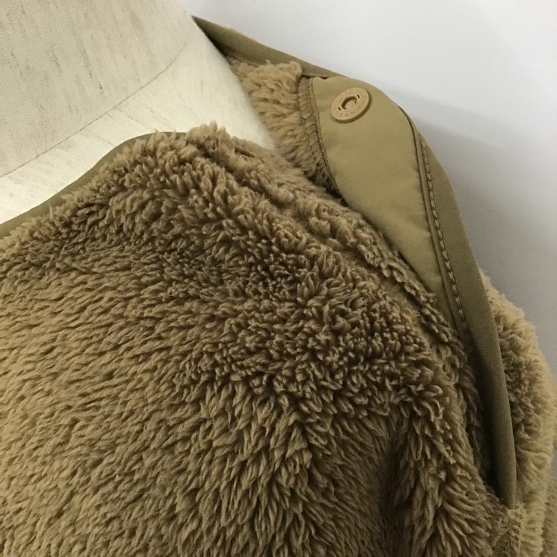 ユニクロ UNIQLO カットソー 長袖 341-423111 UNIQLO×EngineeredGarments スウェット 長袖カットソー フリース XL 無地 ベージュ / ベージュ /  メンズ USED 古着 中古 10104589