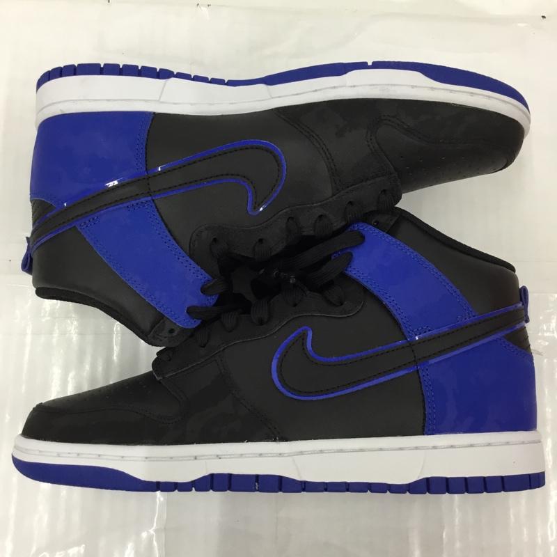 ナイキ NIKE スニーカー スニーカー DD3359 001 DUNK HI RETRO SE 27cm 箱有 27.0cm ロゴ、文字 黒 / ブラック / X 白 / ホワイト / X 青 / ブルー /  メンズ USED 古着 中古 10104595