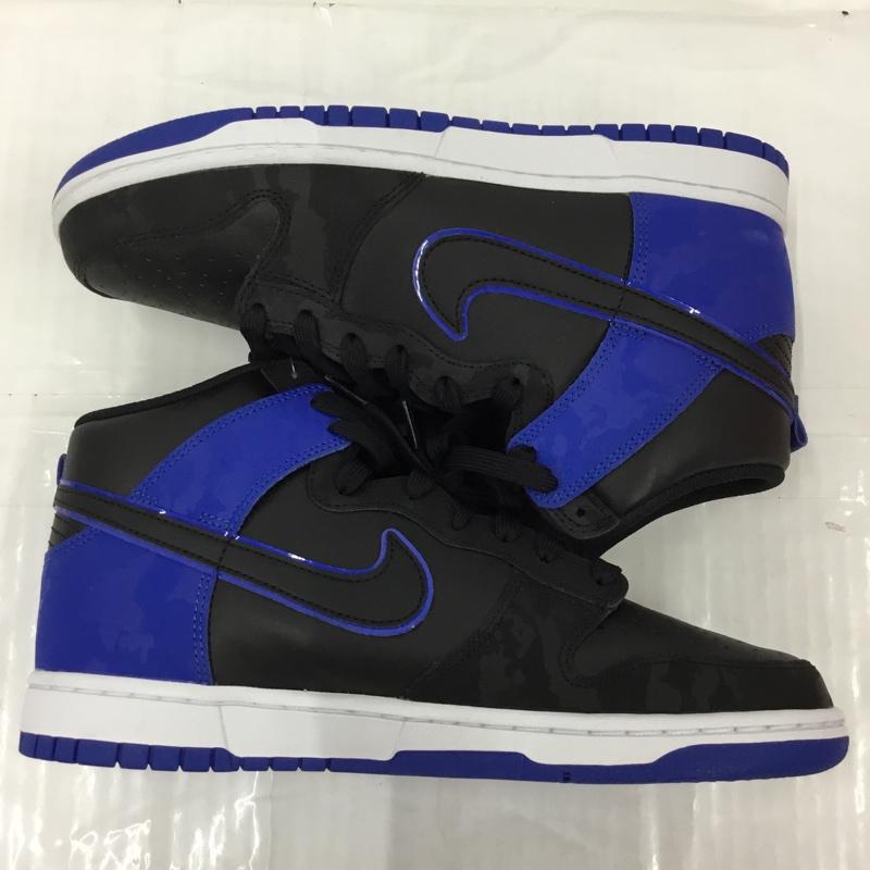 ナイキ NIKE スニーカー スニーカー DD3359 001 DUNK HI RETRO SE 27cm 箱有 27.0cm ロゴ、文字 黒 / ブラック / X 白 / ホワイト / X 青 / ブルー /  メンズ USED 古着 中古 10104595