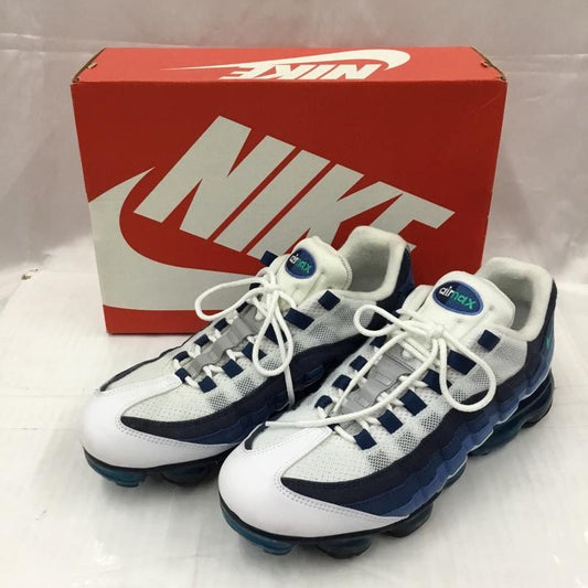 ナイキ NIKE スニーカー スニーカー AJ7292-100 AIR VAPORMAX 95 29cm 箱有 29.0cm ロゴ、文字 白 / ホワイト / X 青 / ブルー / X 紺 / ネイビー /  メンズ USED 古着 中古 10104596