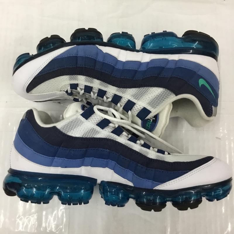 ナイキ NIKE スニーカー スニーカー AJ7292-100 AIR VAPORMAX 95 29cm 箱有 29.0cm ロゴ、文字 白 / ホワイト / X 青 / ブルー / X 紺 / ネイビー /  メンズ USED 古着 中古 10104596
