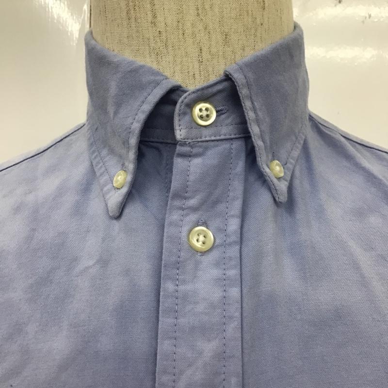 ラルフローレン RALPHLAUREN シャツ、ブラウス 長袖 ボタンダウンシャツ XS 無地 水色 / ライトブルー /  メンズ USED 古着 中古 10104601