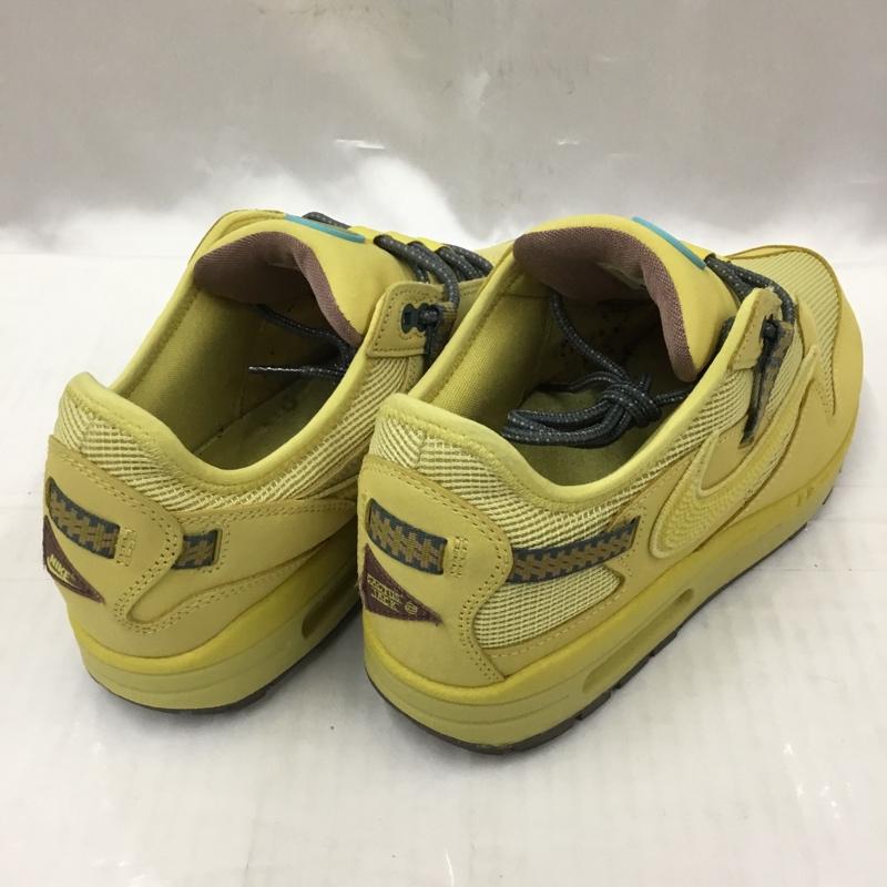 ナイキ NIKE スニーカー スニーカー DO9392-700 AIR MAX 1 CJ TRAVIS SCOTT CACTUS JACK 27cm 箱有 27.0cm ロゴ、文字 黄 / イエロー /  メンズ USED 古着 中古 10104602