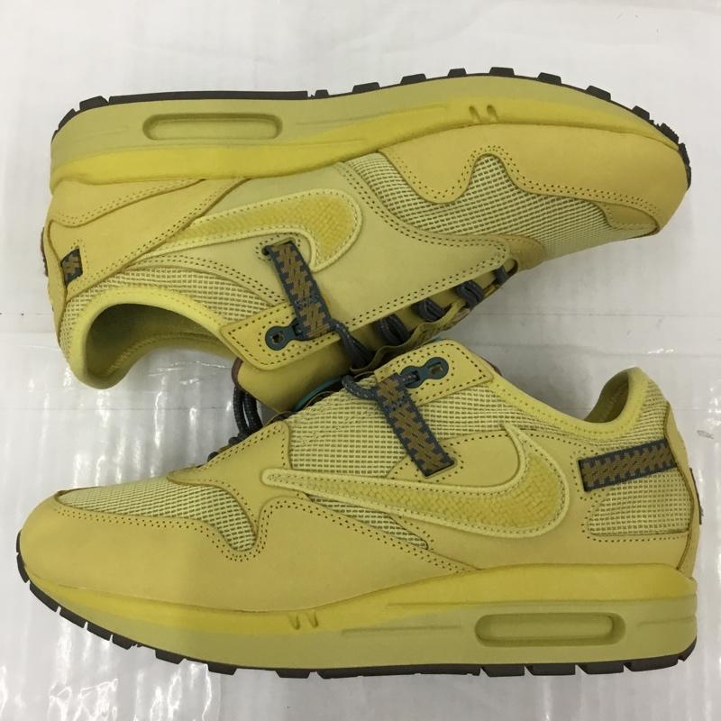 ナイキ NIKE スニーカー スニーカー DO9392-700 AIR MAX 1 CJ TRAVIS SCOTT CACTUS JACK 27cm 箱有 27.0cm ロゴ、文字 黄 / イエロー /  メンズ USED 古着 中古 10104602