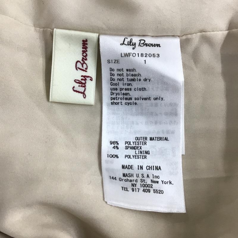 リリー ブラウン Lily Brown ワンピース ひざ丈スカート LWFO0182053 ノースリーブワンピース ギンガムチェックワンピース 1 チェック 白 / ホワイト / X マスタード / マスタード /  レディース USED 古着 中古 10104606