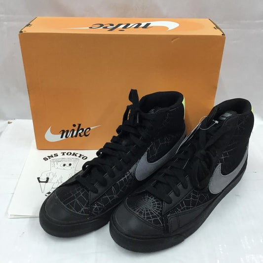 ナイキ NIKE スニーカー スニーカー DC1929-001 BLAZER MID 77 28cm 箱有 28.0cm ロゴ、文字 黒 / ブラック / X 黄 / イエロー /  メンズ USED 古着 中古 10104610