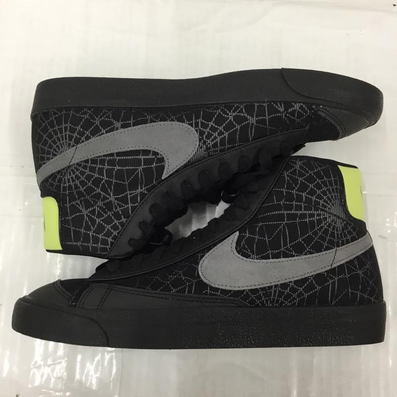 ナイキ NIKE スニーカー スニーカー DC1929-001 BLAZER MID 77 28cm 箱有 28.0cm ロゴ、文字 黒 / ブラック / X 黄 / イエロー /  メンズ USED 古着 中古 10104610