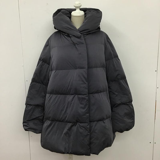 ユニクロ UNIQLO ジャケット、上着 ジャンパー、ブルゾン 211-452657 パウダーフィールダウンショートコート ダウンジャケット ジップアップジャケット M 無地 紺 / ネイビー /  レディース USED 古着 中古 10104621