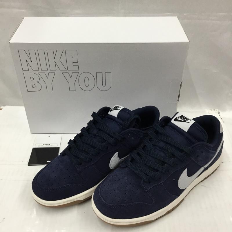 ナイキ NIKE スニーカー スニーカー AH7979-992 DUNK LOW BY YOU 26.5cm 箱有 26.5cm ロゴ、文字 紺 / ネイビー / X 灰 / グレー /  メンズ USED 古着 中古 10104622