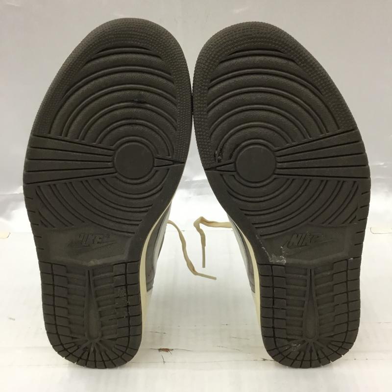ナイキ NIKE スニーカー スニーカー DM7866-162 AIR JORDAN 1 LOW OG SP TRAVIS SCOTT CACTUS JACK 29cm 箱有 29.0cm ロゴ、文字 アイボリー / アイボリー / X 茶 / ブラウン / X 赤 / レッド /  メンズ USED 古着 中古 10104635