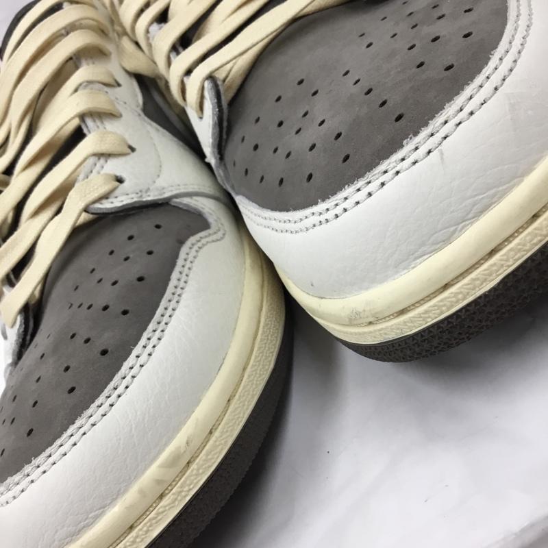 ナイキ NIKE スニーカー スニーカー DM7866-162 AIR JORDAN 1 LOW OG SP TRAVIS SCOTT CACTUS JACK 29cm 箱有 29.0cm ロゴ、文字 アイボリー / アイボリー / X 茶 / ブラウン / X 赤 / レッド /  メンズ USED 古着 中古 10104635