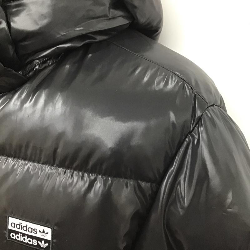 アディダス adidas ジャケット、上着 ダウンジャケット GE0986 ダウンジャケット 38 無地 黒 / ブラック /  メンズ USED 古着 中古 10104638