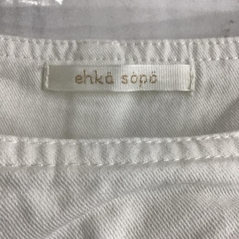 エヘカソポ ehka sopo サロペット・オーバーオール サロペット、オーバーオール MFT-1102460 ジャンパースカート ワンピース サロペット M 無地 白 / ホワイト /  レディース USED 古着 中古 10104639