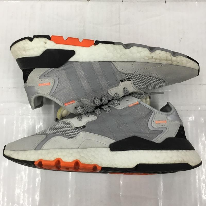 アディダス adidas スニーカー スニーカー DB3361 NITE JOGGER 27cm 箱有 27.0cm ロゴ、文字 灰 / グレー / X 白 / ホワイト / X 黒 / ブラック / X 橙 / オレンジ /  メンズ USED 古着 中古 10104641