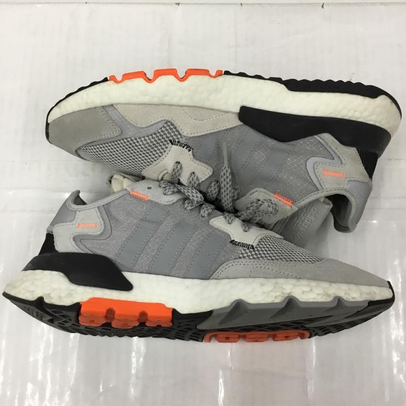 アディダス adidas スニーカー スニーカー DB3361 NITE JOGGER 27cm 箱有 27.0cm ロゴ、文字 灰 / グレー / X 白 / ホワイト / X 黒 / ブラック / X 橙 / オレンジ /  メンズ USED 古着 中古 10104641