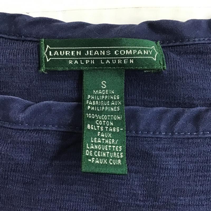 ラルフローレン RALPHLAUREN ワンピース ロングスカート 半袖ロングワンピース ボーダーワンピース 肩編みロングワンピ S ボーダー柄 白 / ホワイト / X 紺 / ネイビー /  レディース USED 古着 中古 10104648